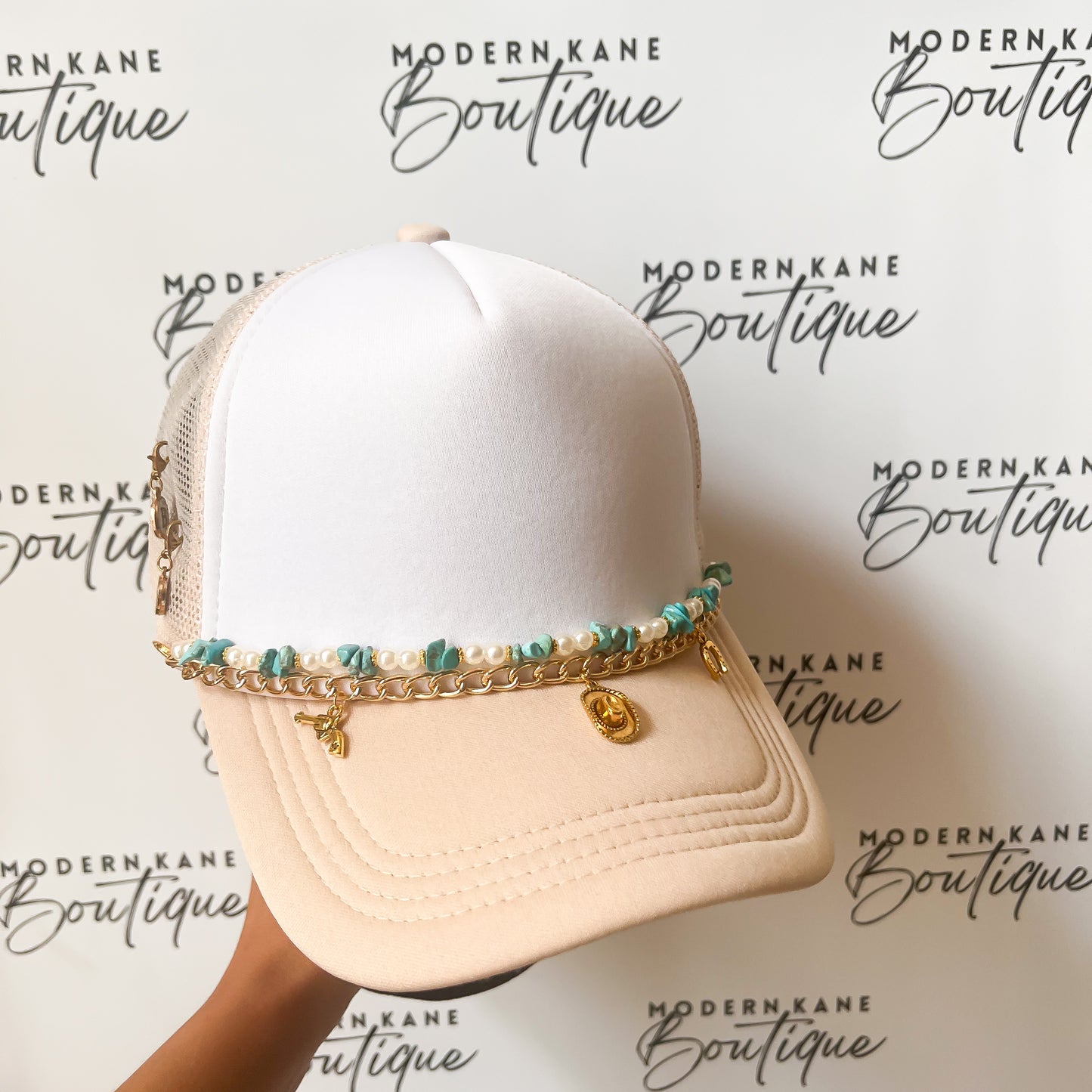 Western Charm Trucker Hat Chain