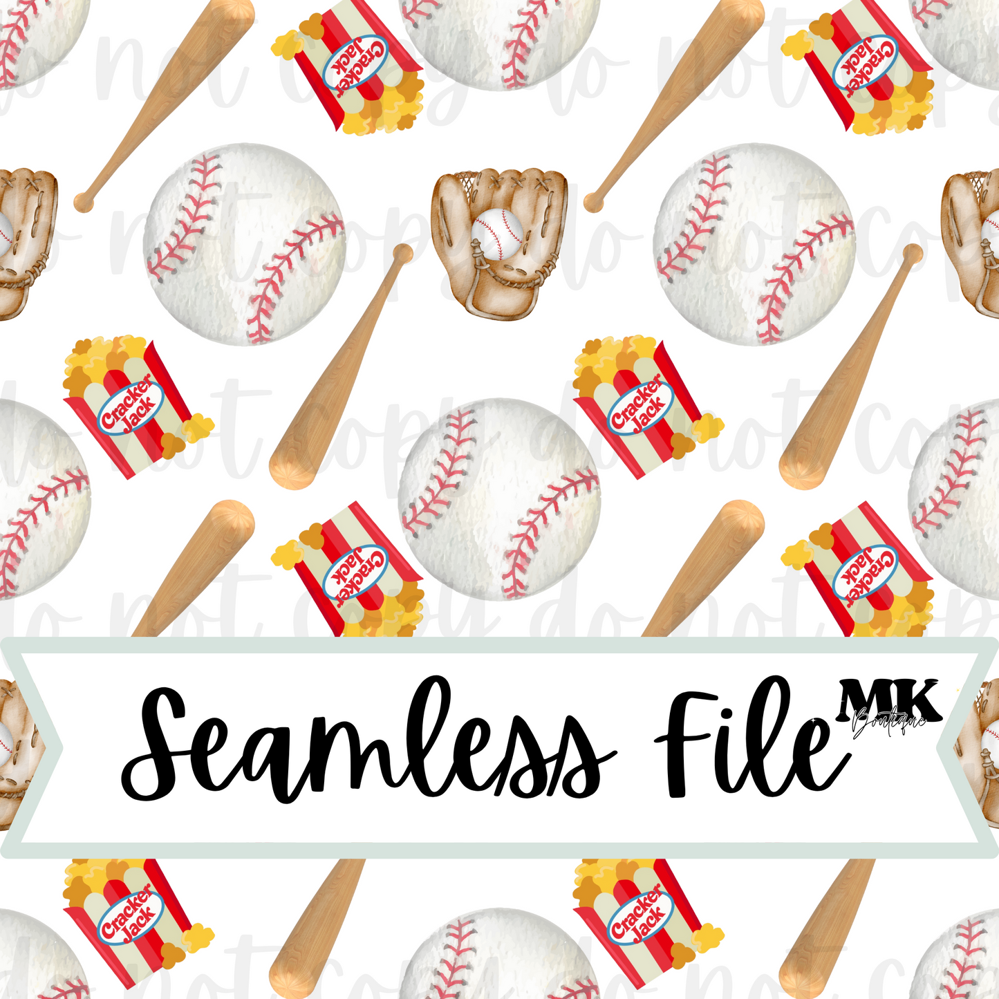 Baseball Jacks Seamless File