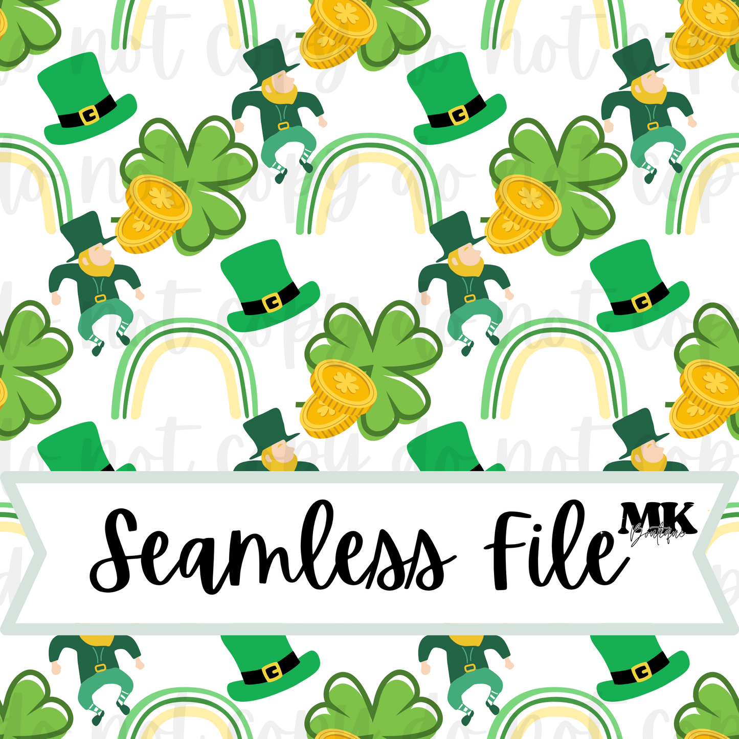 Shamrock Coin Seamless File