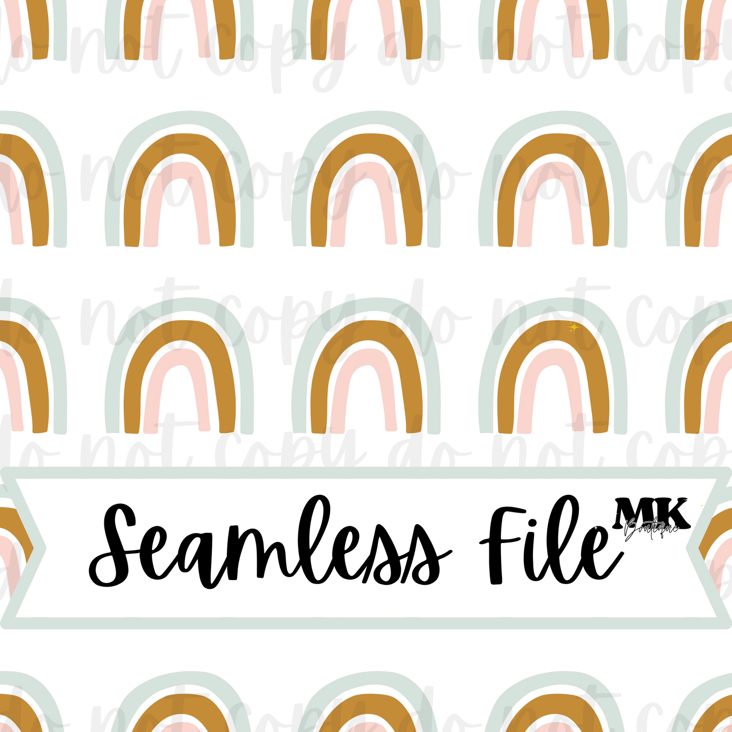 Blue and Pink Modern Rainbow Seamless File