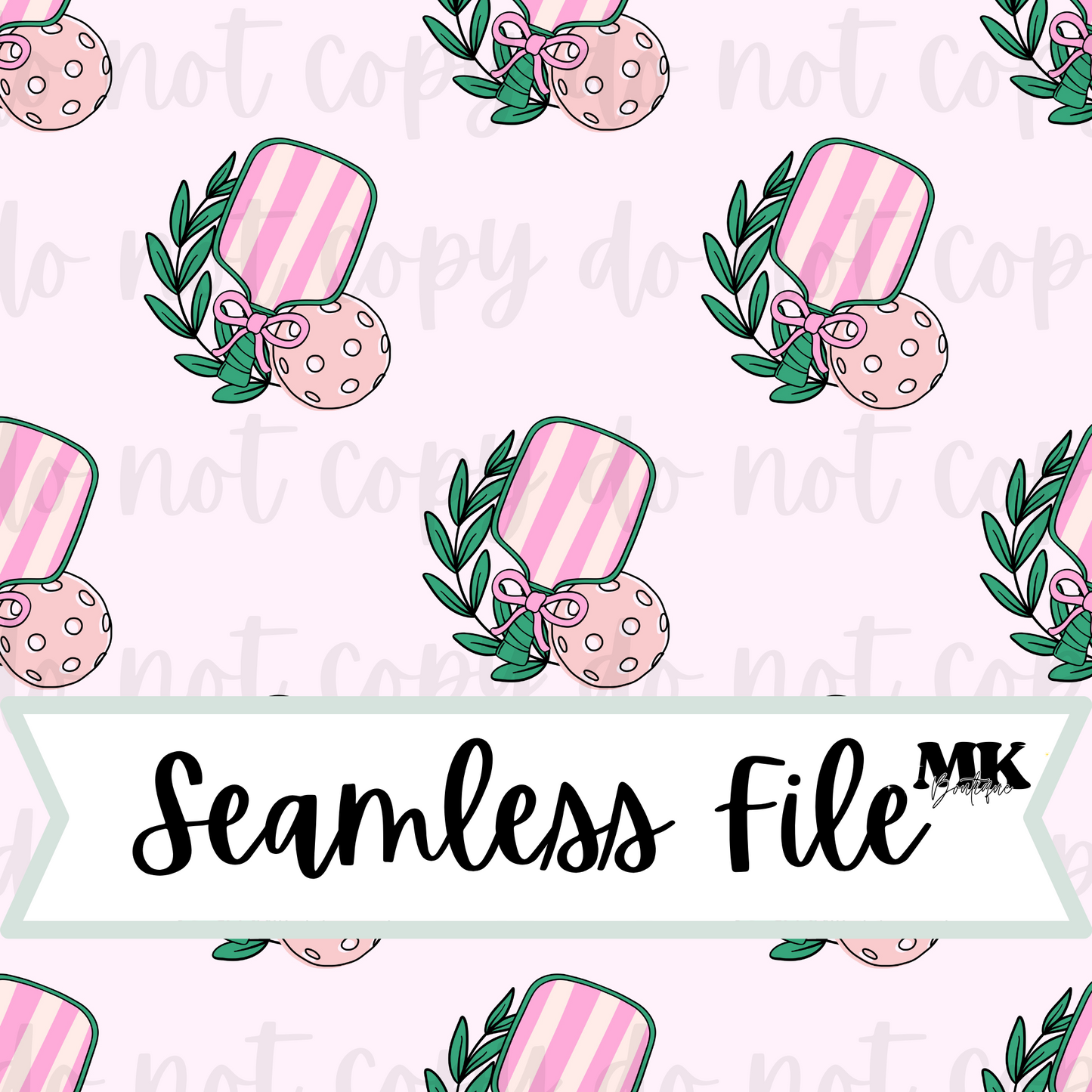 Pickleball COLLECTION Seamless Files
