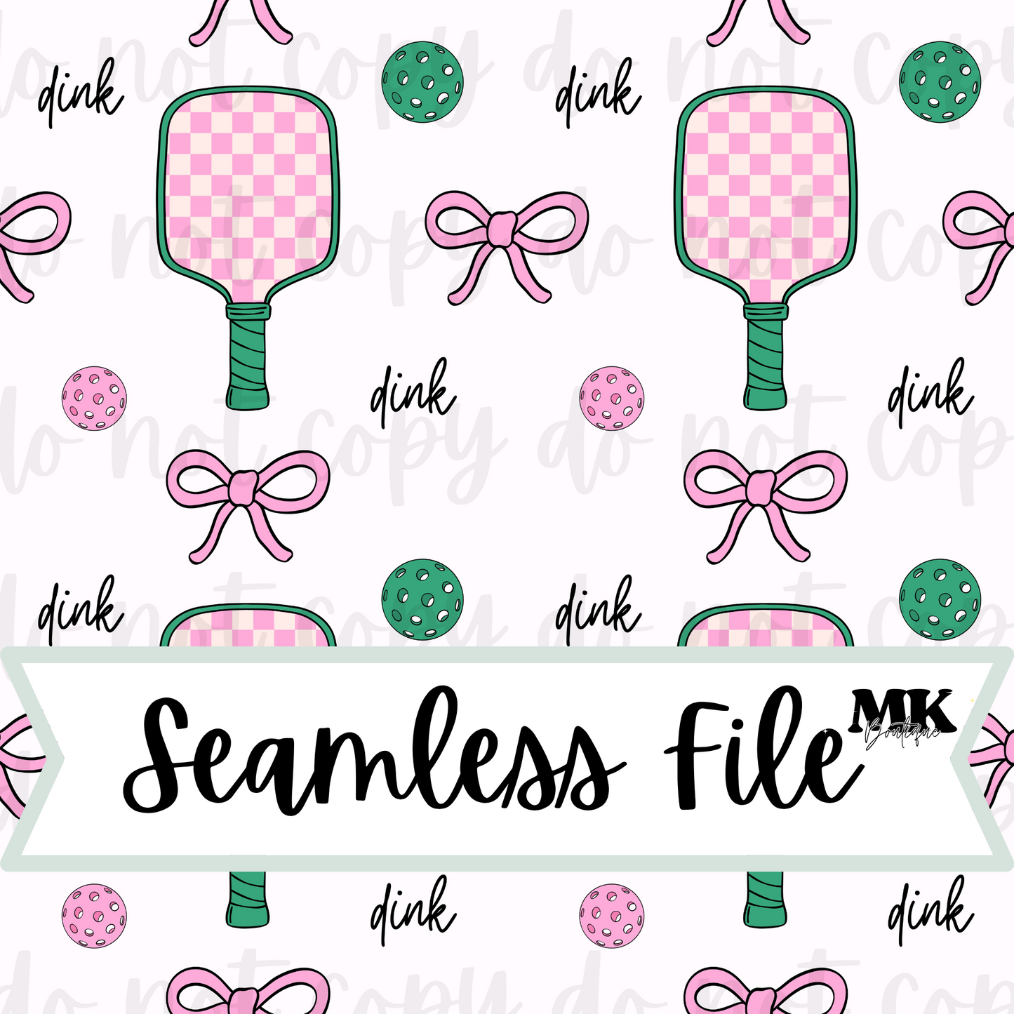 Pickleball COLLECTION Seamless Files