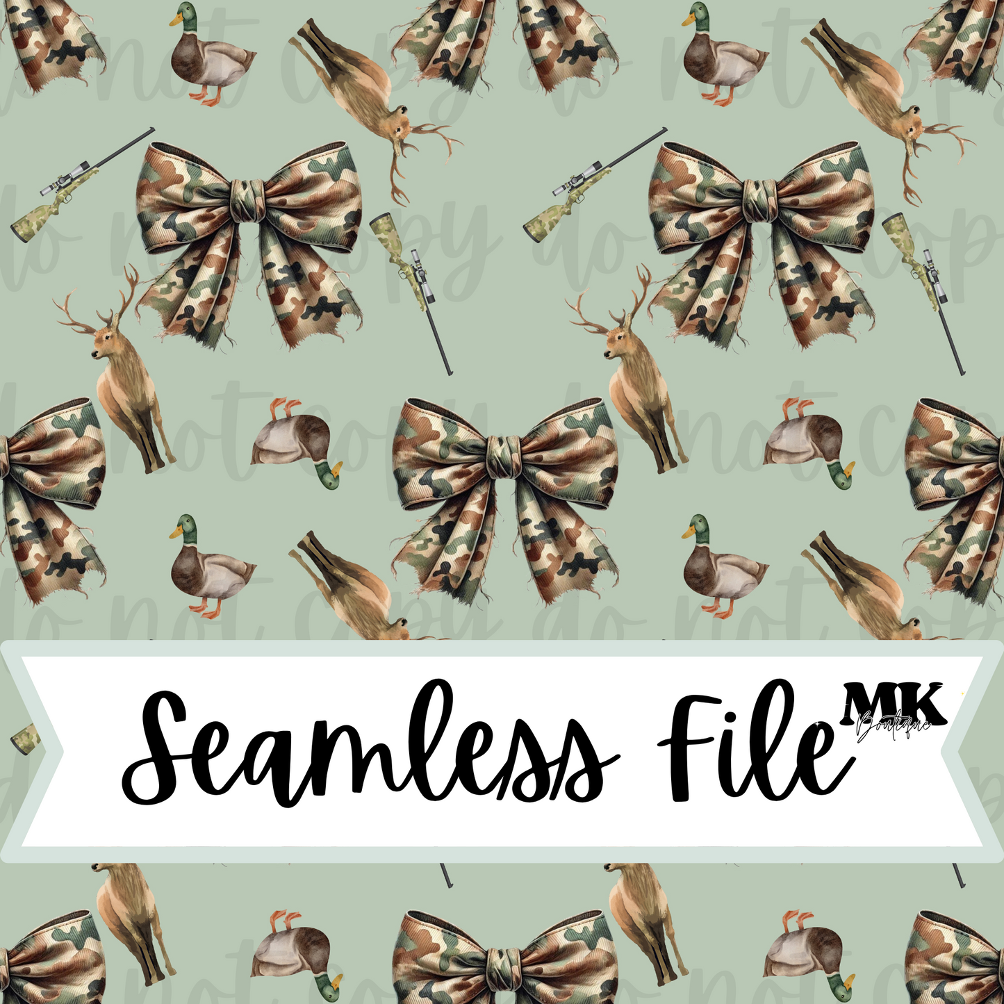 Sage Camo Hunting Seamless File