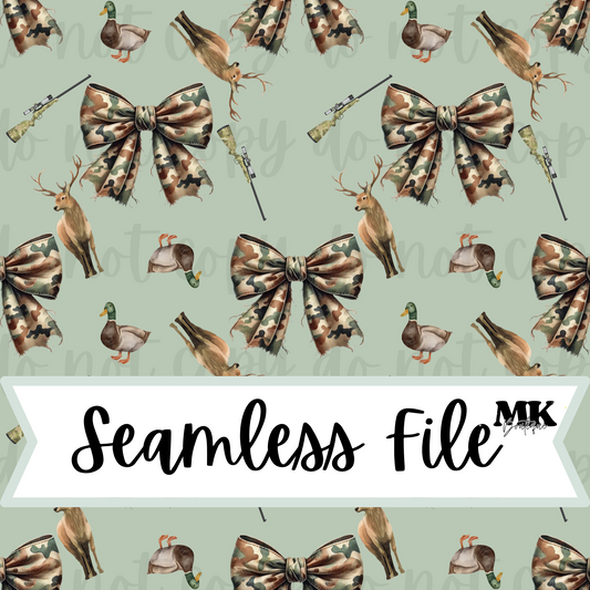 Sage Camo Hunting Seamless File