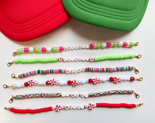 New Christmas Grinchy Trucker Hat Chain
