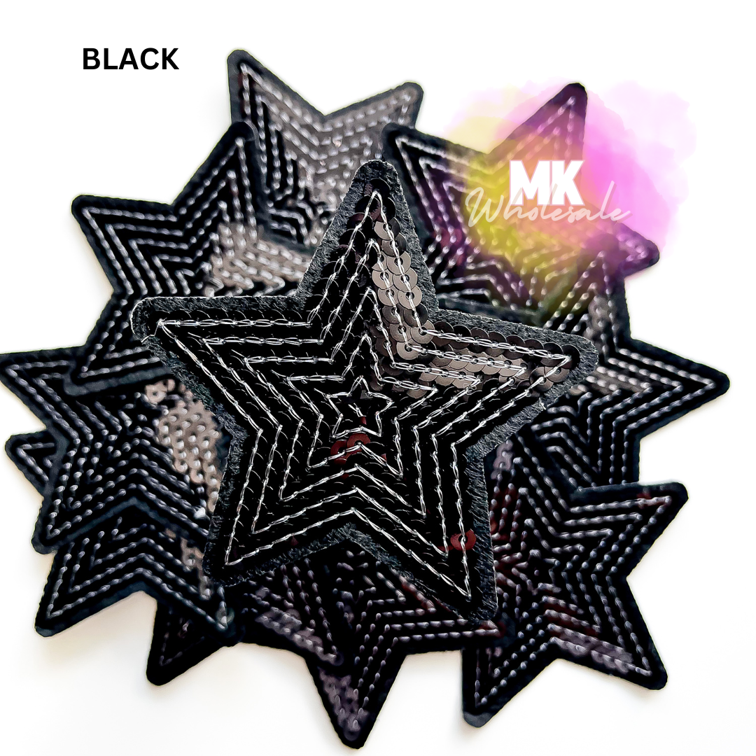 Hat Patch- Sequin Star