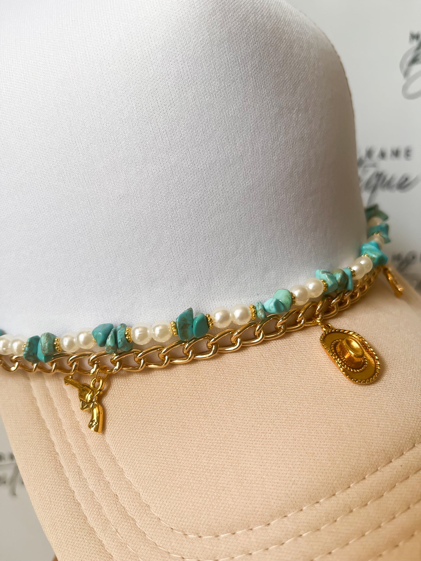 Western Charm Trucker Hat Chain