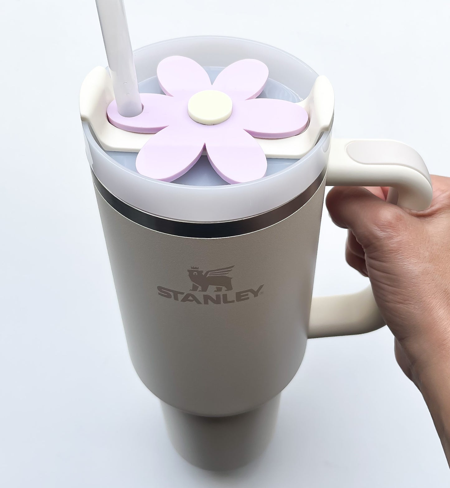 Flower Stanley Tumbler Name Plate