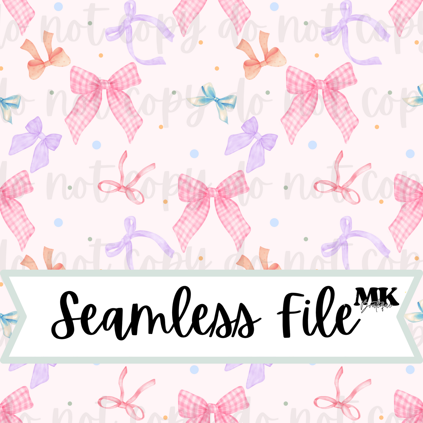 Soft Bows Seamless File