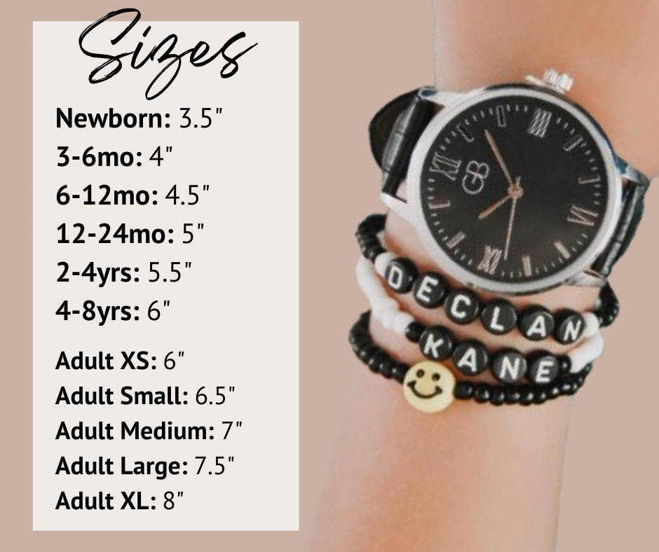 ADD ON Beaded SMILEY FACE Bracelet- WHOLESALE