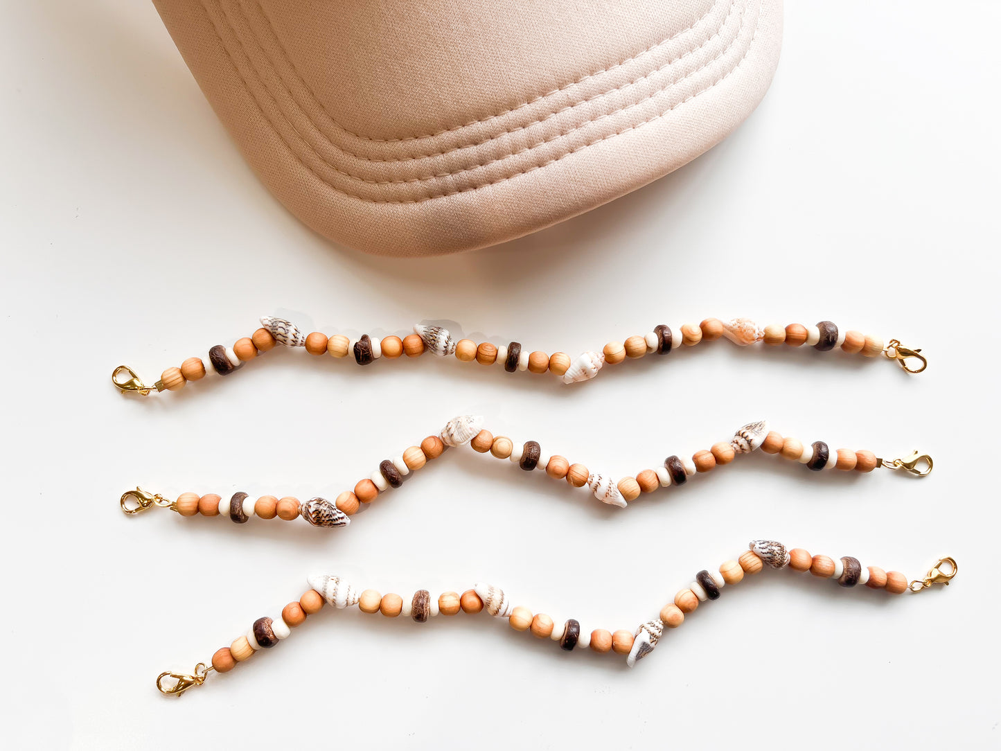 Boho Beachy Trucker Hat Chain