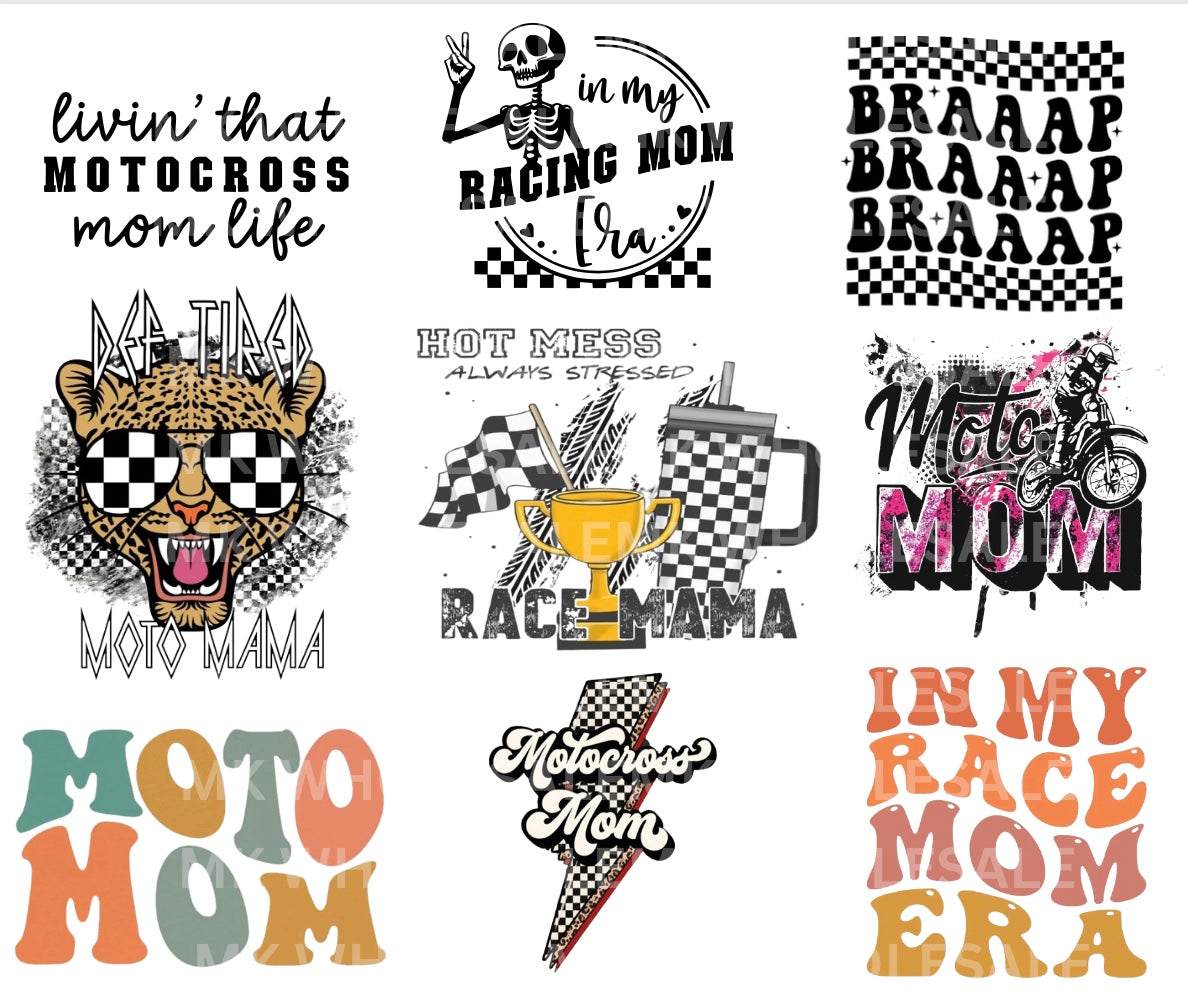 Hat Patch- Sublimation MOTOCROSS
