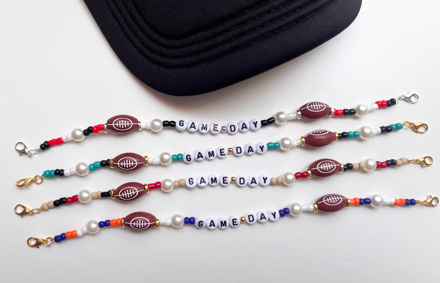 Football Game Day Seed Hat Chain