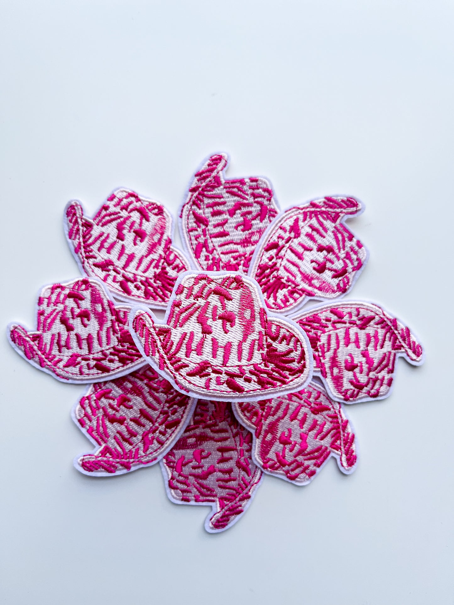 Pink Cowboy Hat Patch