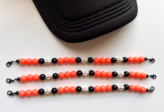 Spooky Skulls Trucker Hat Chain