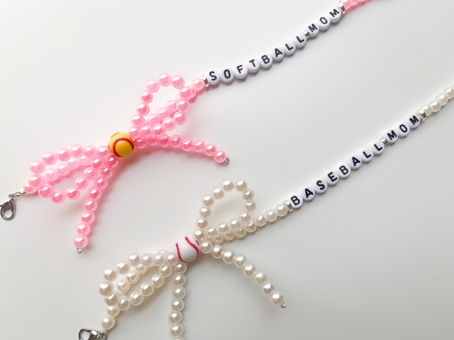 Trucker Hat Chain- Baseball/Softball Bow