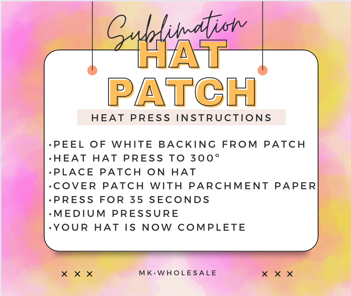 Hat Patch- Sublimation FAITH COLLECTION