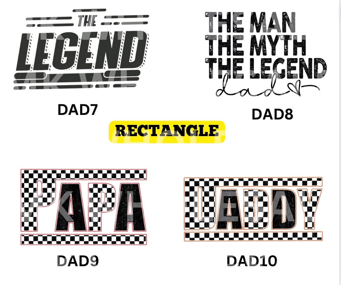 Hat Patch- Sublimation DAD COLLECTION