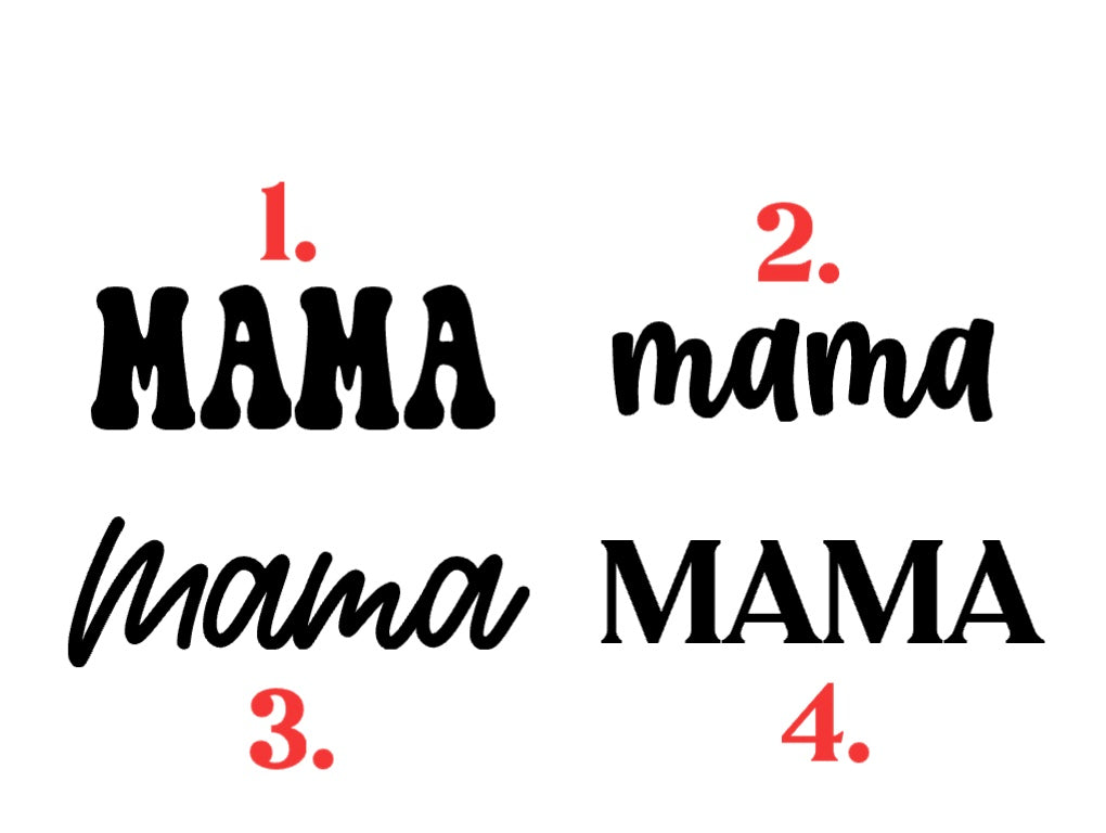 MAMA Stanley Tumbler Name Plate- WHOLESALE