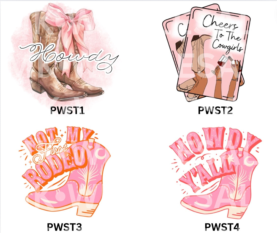 Hat Patch- Sublimation Preppy Western Collection