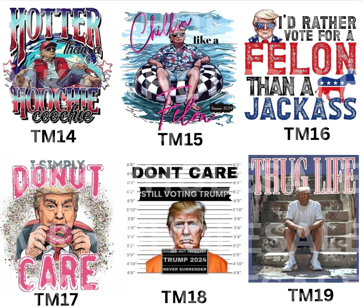 Hat Patch- Sublimation Trump Collection