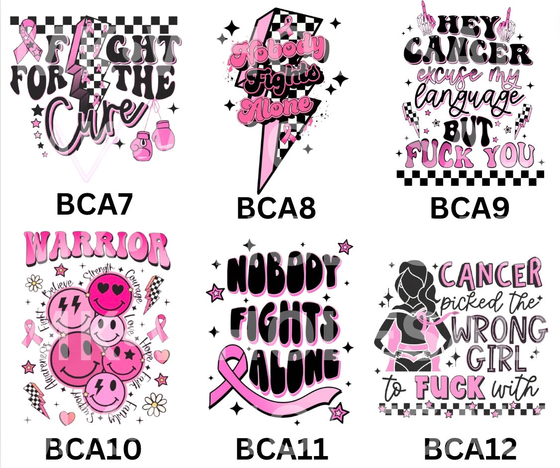 Hat Patch- Sublimation BREAST CANCER AWARENESS