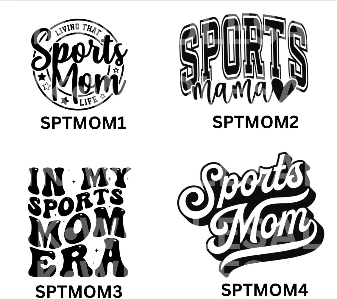 Hat Patch- Sublimation SPORTS MAMA COLLECTION