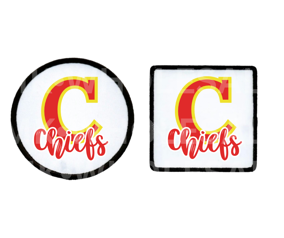 Hat Patch- Sublimation TEAM NAME MONOGRAM