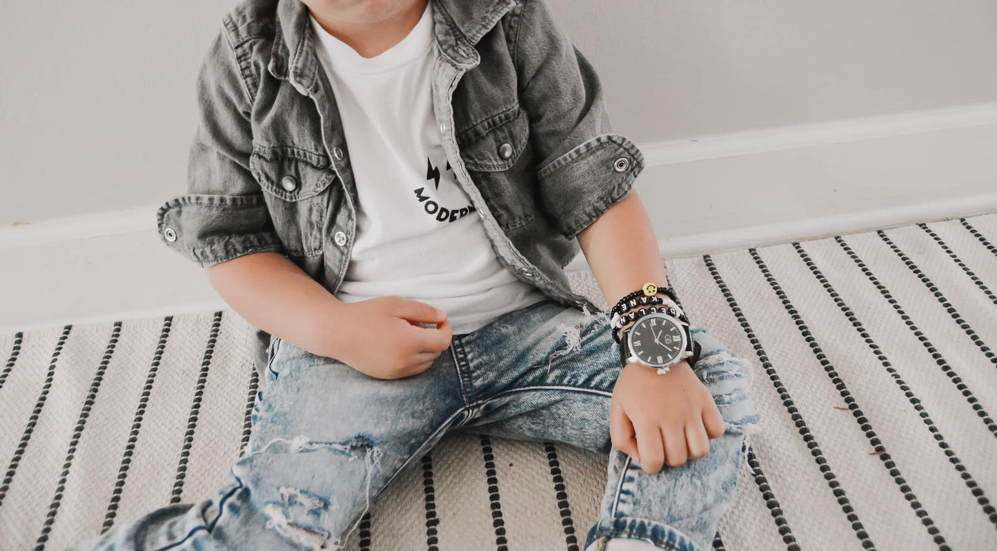 ADD ON Beaded SMILEY FACE Bracelet
