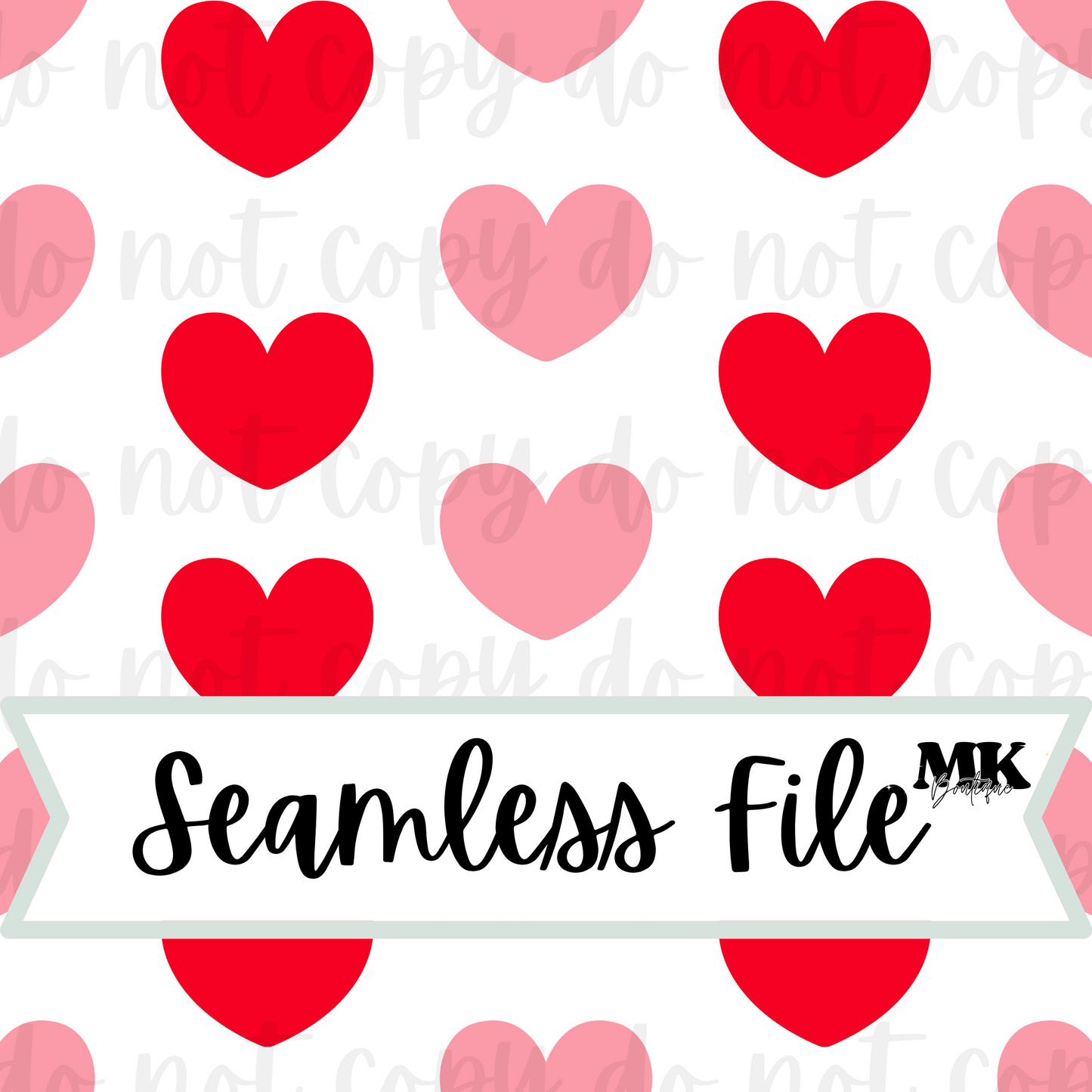 Multi Heart Valentine Seamless File