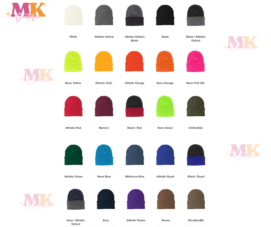 Customizable Name Beanie