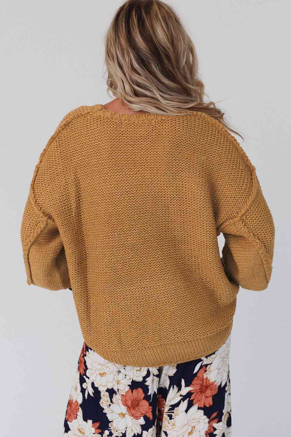 Where I wanna be Dropped Shoulder Sweater