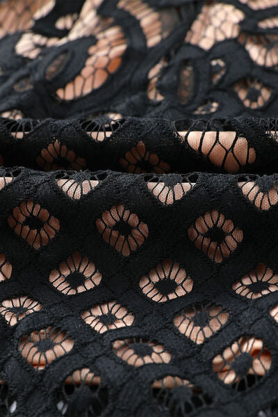 Black Long Sleeve Lace Dress