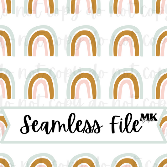 Blue and Pink Modern Rainbow Seamless File