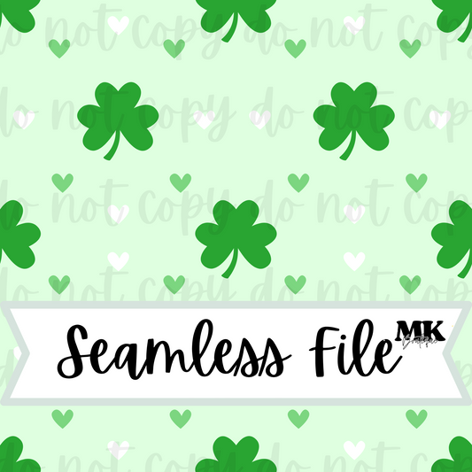 Minimalist Shamrock Seamless File