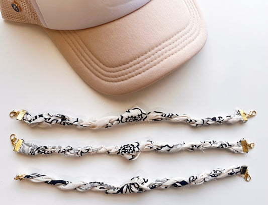 Canvas Twist Bandana Trucker Hat Chain