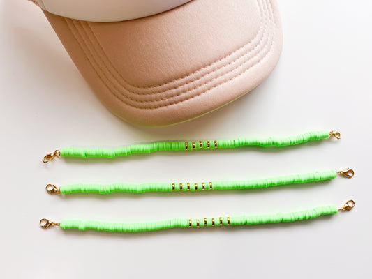 Green and Classic Trucker Hat Chain