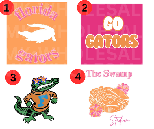 Hat Patch- Sublimation GATORS (WHOLESALE)