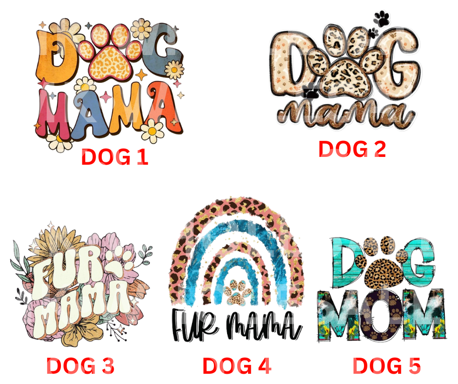 Hat Patch- Sublimation DOG MAMA COLLECTION