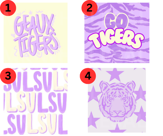 Hat Patch- Sublimation LSU (WHOLESALE)