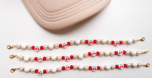 Classy Cherry Trucker Hat Chain