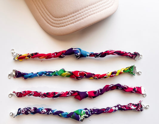 RainbowTwist Bandana Trucker Hat Chain