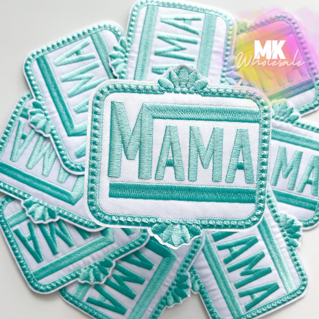 Hat Patch- Embroidered MAMA Patch