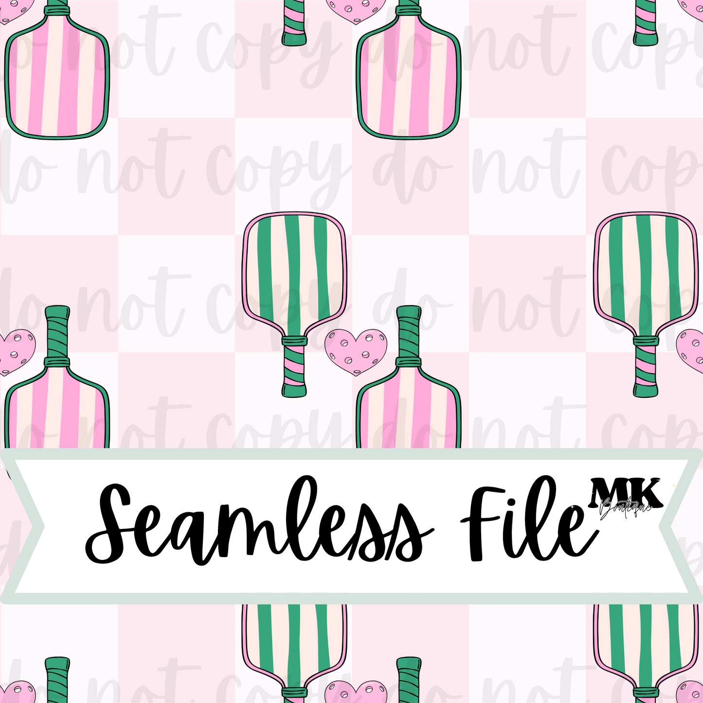Pickleball COLLECTION Seamless Files