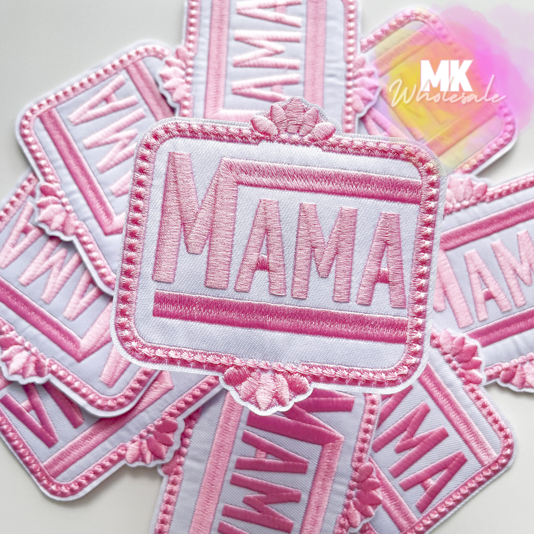Hat Patch- Embroidered MAMA Patch