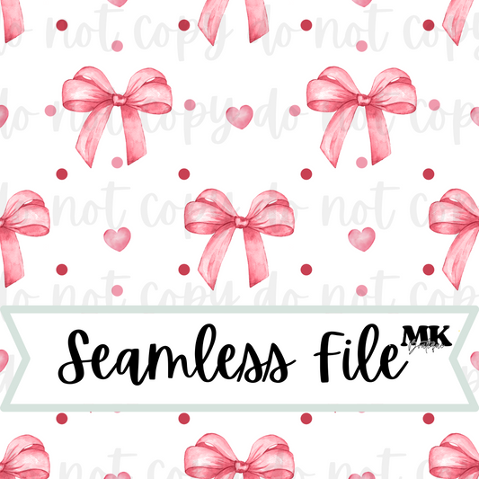 Valentine Bow Seamless File