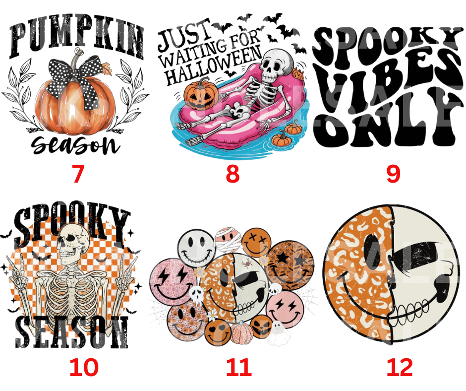 Hat Patch- Sublimation HALLOWEEN COLLECTION