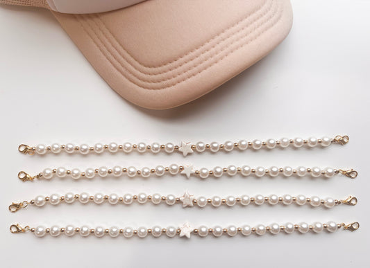 Pearly Stars Trucker Hat Chain