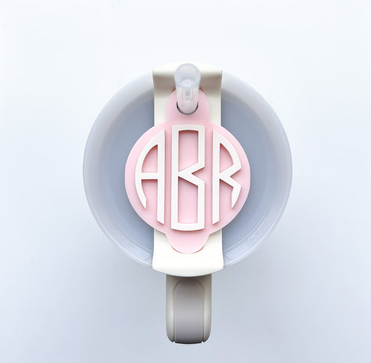 Monogram Stanley Tumbler topper