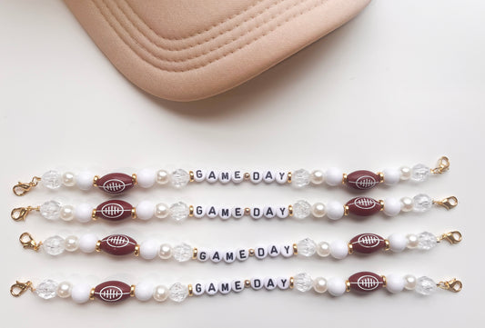 Classy GAMEDAY With Football Trucker Hat Chain